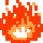 Animated gif of 8-bit fire